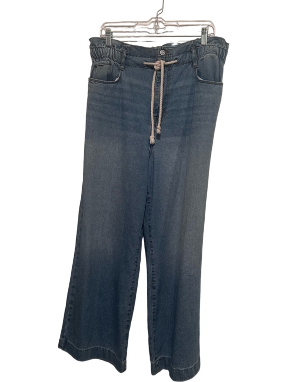 Kensie Jeans True Vintage Wide Leg 100% Cotton Blue Denim Jeans